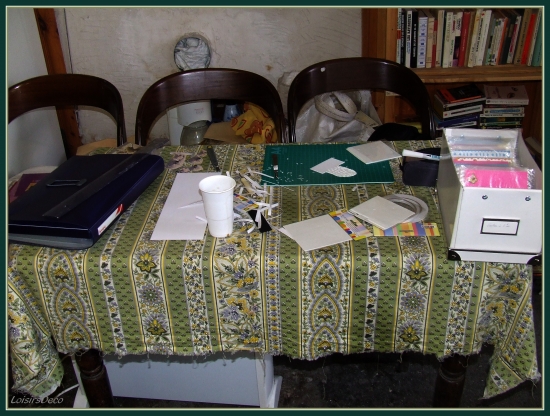 Auzet Avril 2009 table de travail