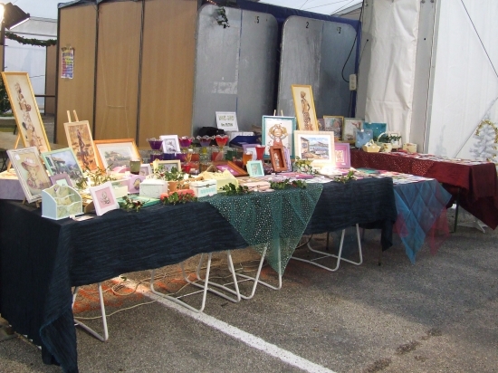 Marché artisanal de Sanvignes les mines Décembre  2008