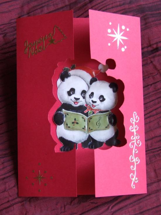 Les pandas de Noël