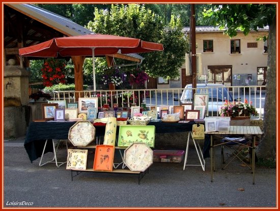 Barles 2009 marché artisanal de la fête de la lavande