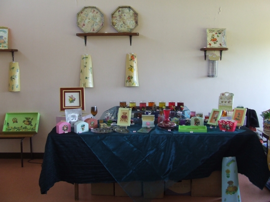 Nos créations au marché artisanal de Rozelay