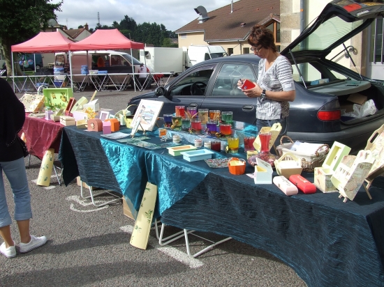 Saint Bonnet de Joux notre 1er marché artisanal de plein air dans le 71